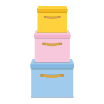 収納ボックス数箱